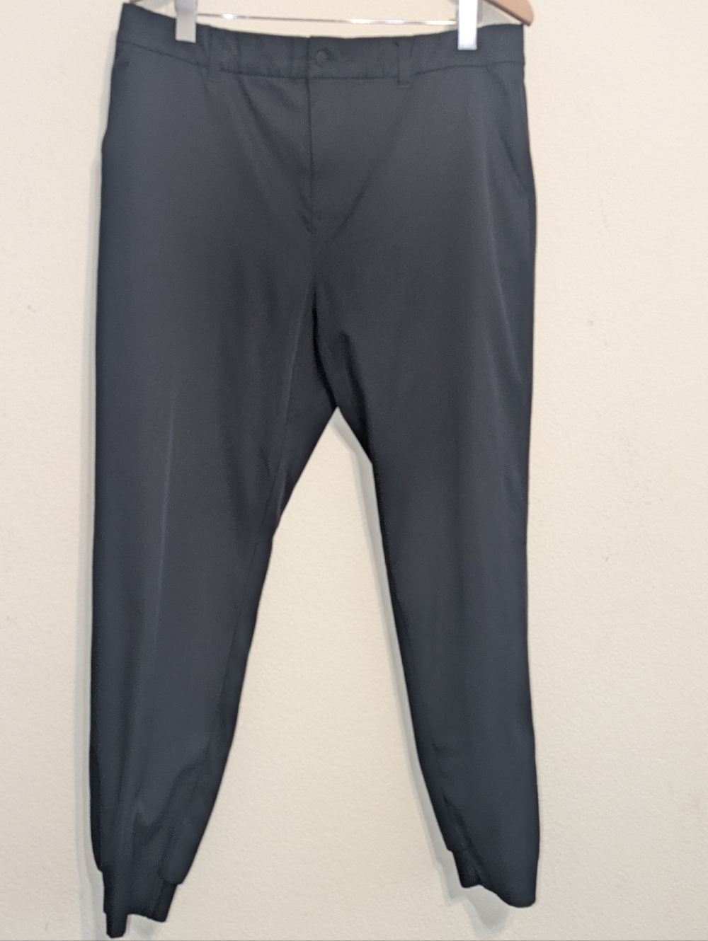 Good Good Golf Pants Mens Sz 36x30 Black Sport Joggers Performance Stretch